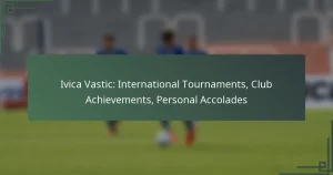 Ivica Vastic: International Tournaments, Club Achievements, Personal Accolades